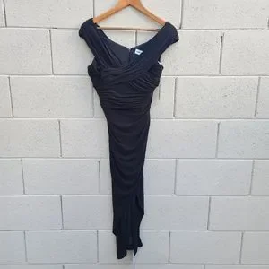 Self-Portrait | Dresses | Selfportrait Crossover Black Midi